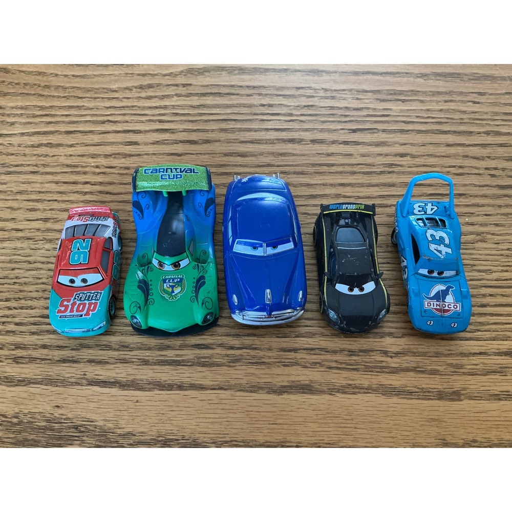 Disney Pixar Cars Diecast Lot Doc Hudson The King Dinoco Sputter Stop 92